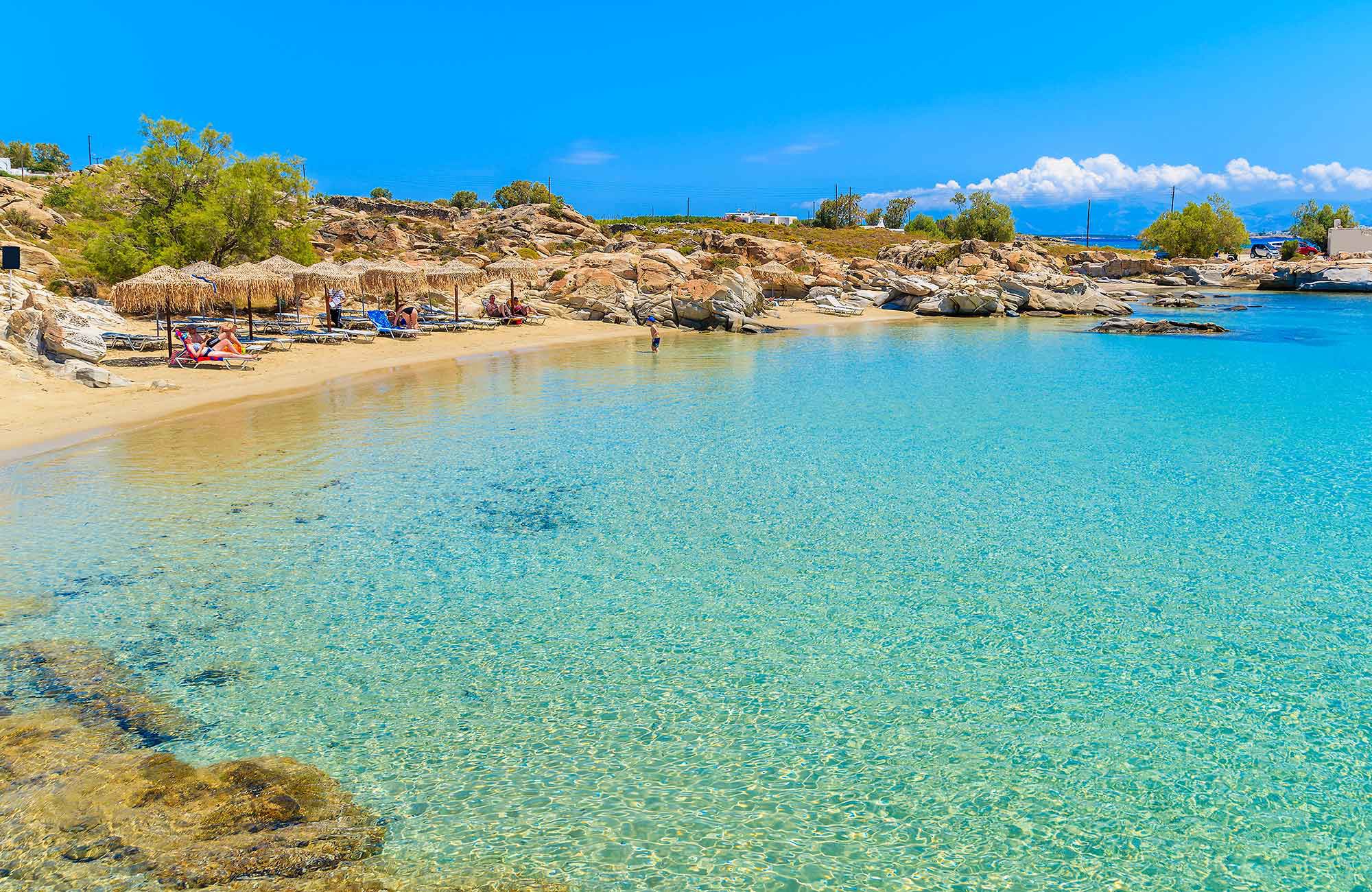 Beach in Paros, Greece