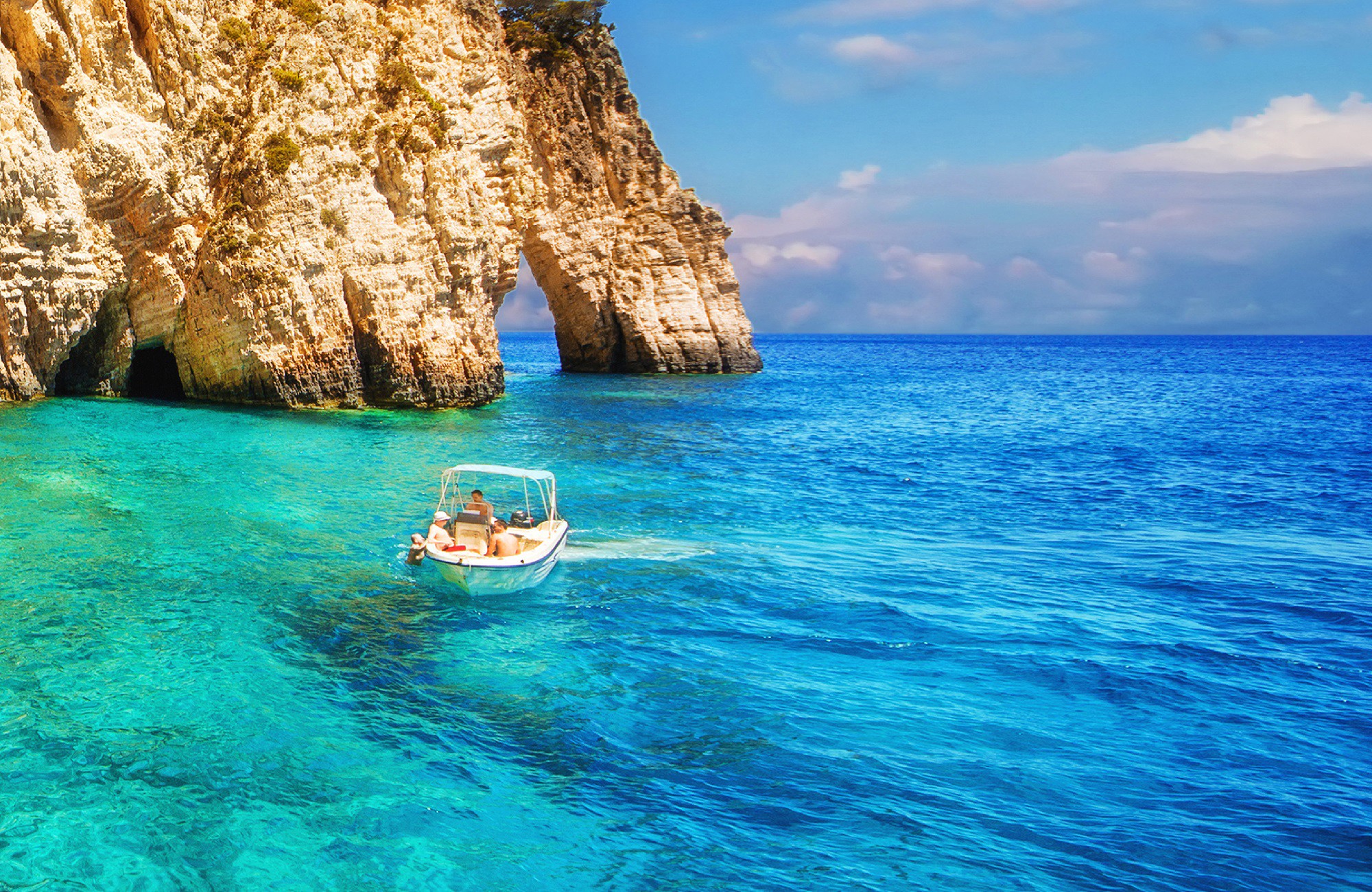 Blue Caves at Skinari