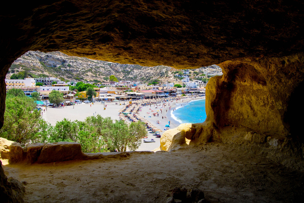 Matala Beach, Crete