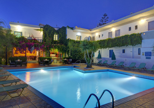 Sofia Hotel. Outdoor pool at Kostas Chrysoulla