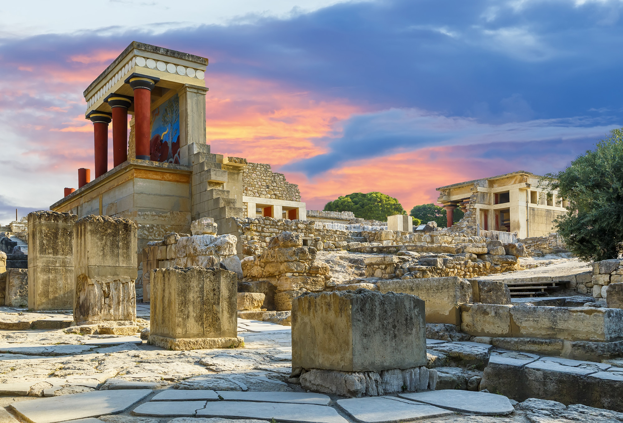 Minoan Knossos Palace Crete