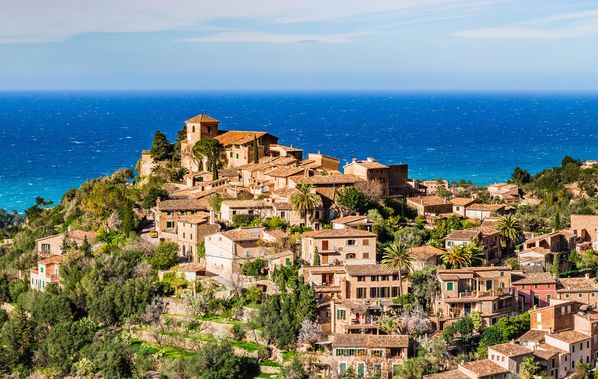 Majorca, home of celebrities – especially in the mountain village of Deia