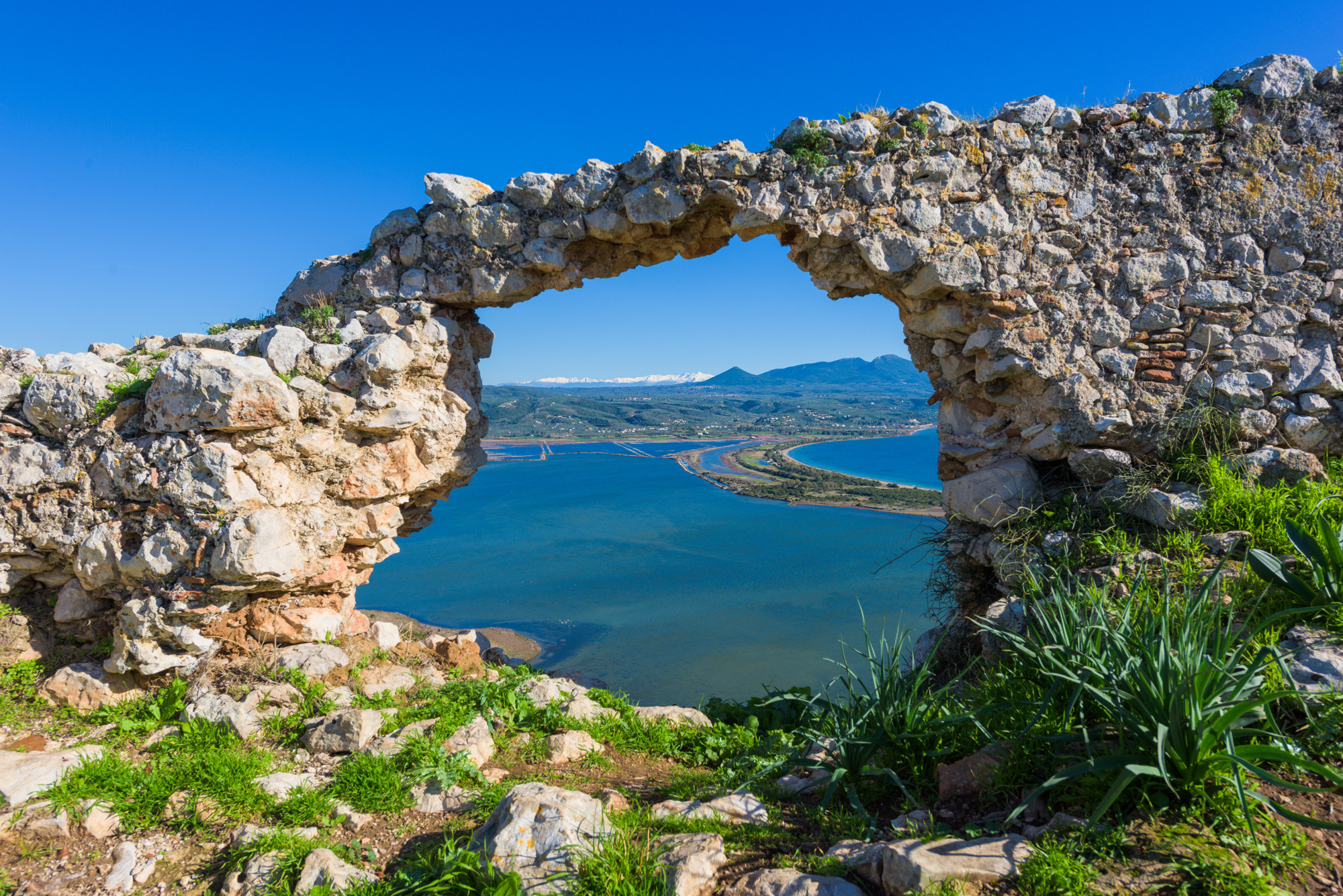Navarino Castle View Over Pylos