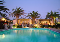 Blue Sea Hotel. Outdoor Pool By Night