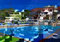 Pool at Tria Adelphia, Arillas, Corfu, Greece