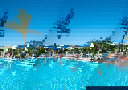 Pool area at the Zante Star Apartments, Zante