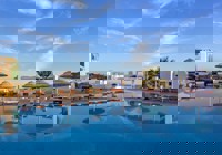 Pool at Archipelagos Hotel in Kalo Livadi, Mykonos