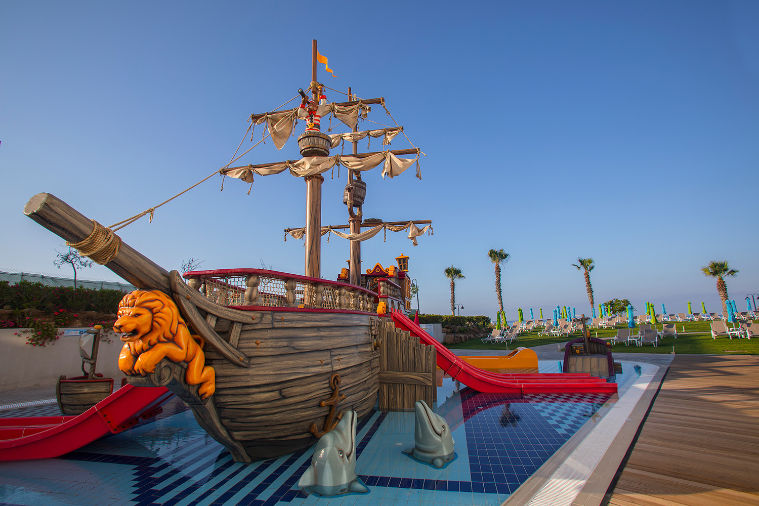 Pirate Themed Activity Pool at Leonardo Cypria Bay