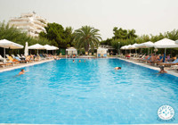 Pool at Domotel Xenia in Volos, Pelion in Greece