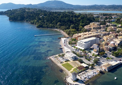 Location of Corfu Monrepos