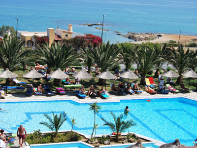 Pool at Mediterraneo Hotel in Crete
