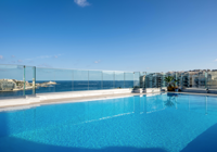 Outdoor Pool at Plaza Regency in Sliema, Malta
