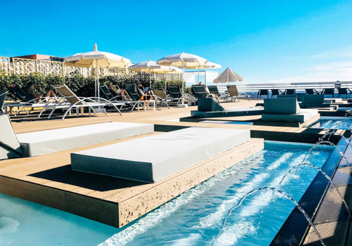 Sun deck at Coral suites & Spa in Coral Suites & Spa