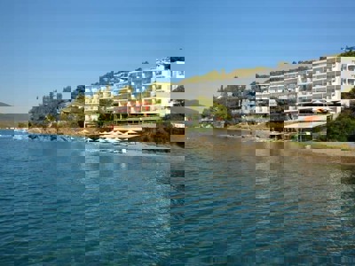 Private Beach at Golden view beach hotel