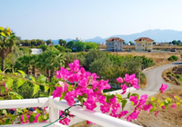 Views from Pauls Gardens in Haraki Rhodes