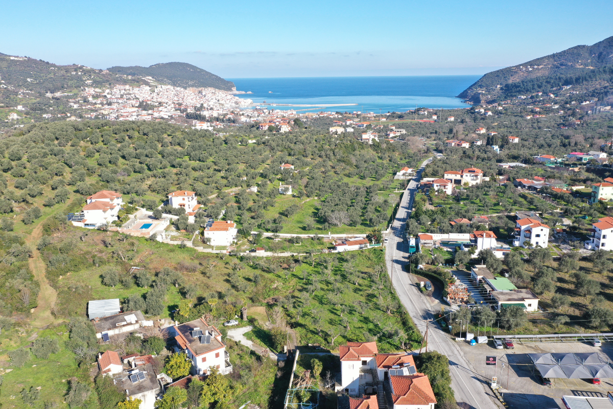 View of Skopelos Town