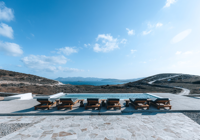 Pool view at Ventus di Milo