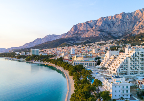 Overview of Valamar Meteor Hotel