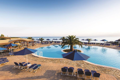 View of Swimming Pool Overlooking the Beach at Mareblue Beach Hotel
