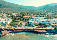 Aerial View of Maistrali Apartments and Beach