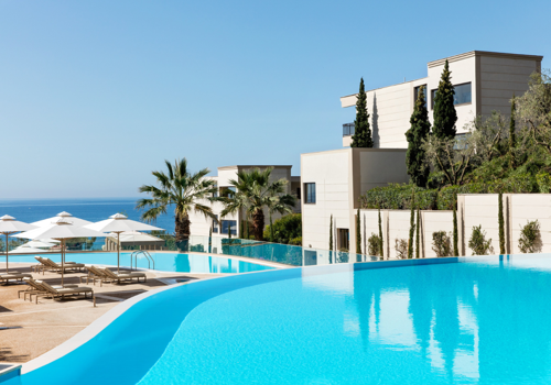Exterior of Ikos Oceania and Swimming Pools
