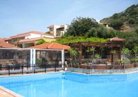 Outdoor Pool View at Sunrise Sissi Apartments