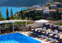 Sunbed Area at Odyssey Hotel