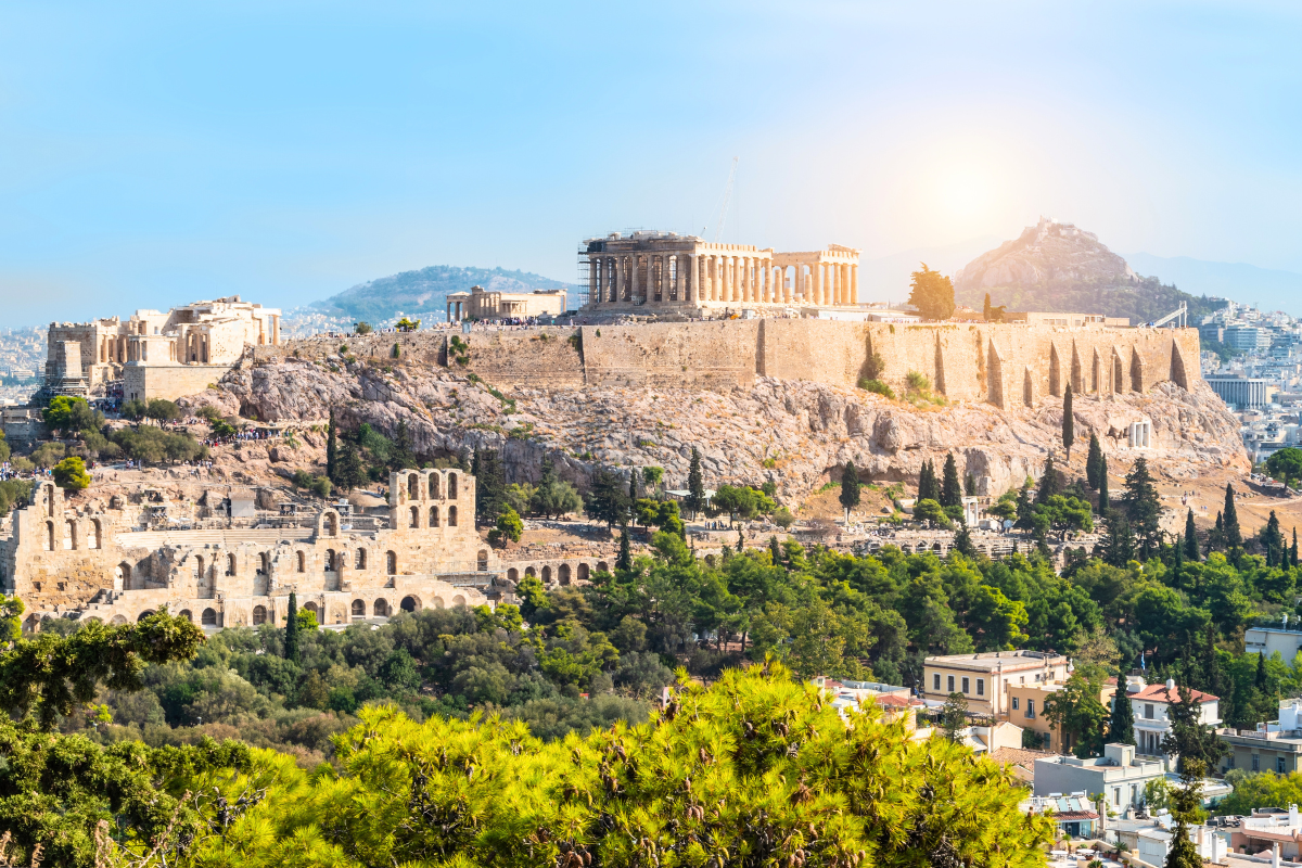 Greece in January Athens