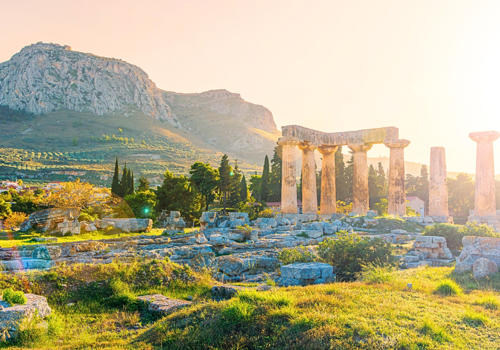 Greece In November Ancient Corinth