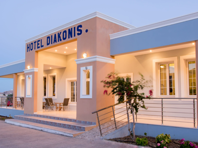 Entrance at Diakonis Hotel