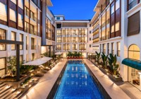 Aerial View of Pool at The Astor Goa
