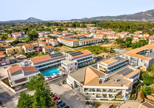 Aerial View of White Olive Premium Laganas