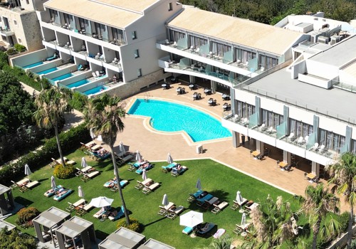 Aerial View of Castello Boutique Resort & Spa