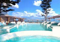 Outdoor Pool Area At Zeus Kassandra Lagoon