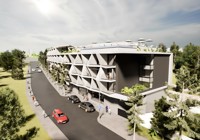 Artist impression of the hotel exterior at Hotel Vilarosa