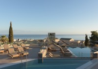 Pool area at Galaxy Suites Boutique Resort