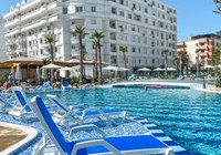 Pool Area At Fafa Aqua Blue Hotel
