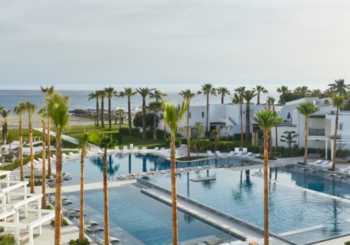 Pool And Beach Views At The Creta Palace