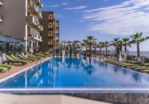 Pool area at Pinea Resort