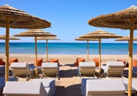 Golden Milos Beach Hotel beach area