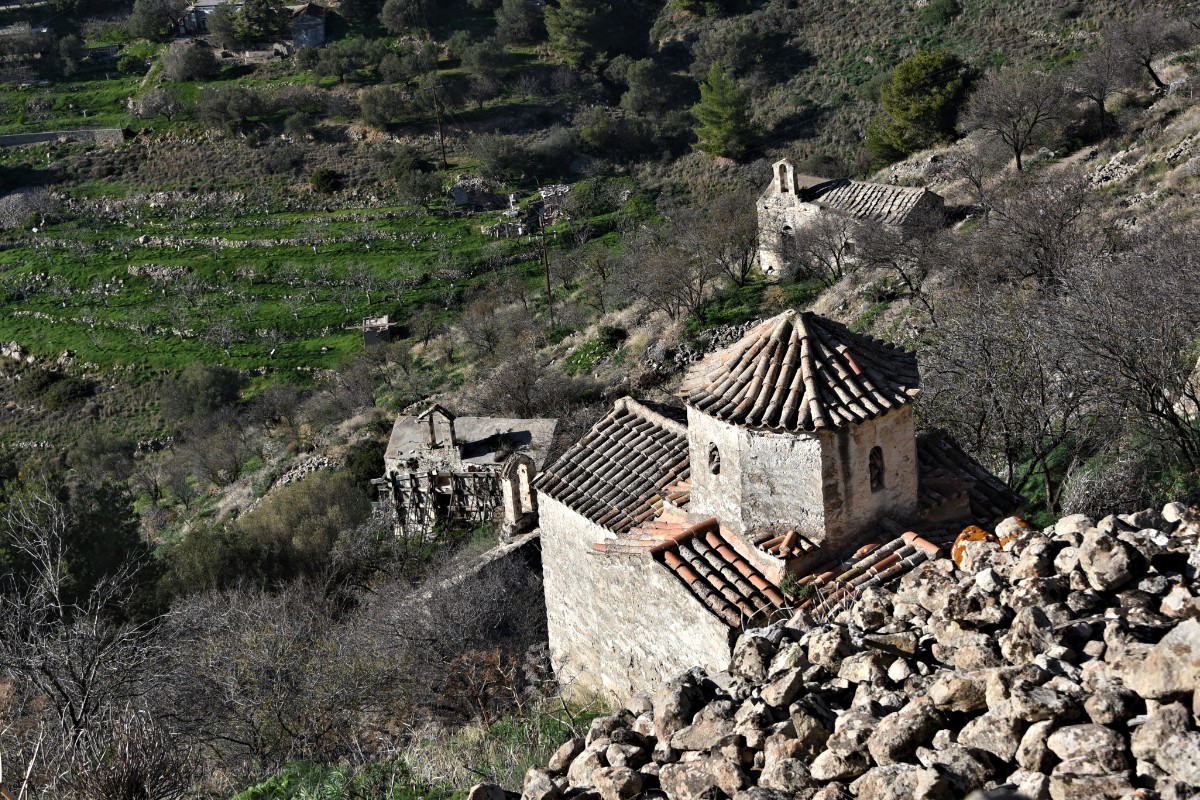 Abandoned city of Paleochora