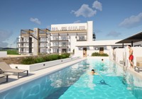 Junior Suite with Shared Pool at Aether Hotel Kassandra Bay Collection