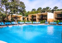 Pool area at Bakadaji Hotel
