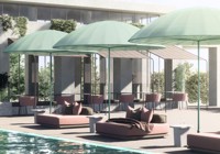 Pool Loungers at Tetra Resort and Spa