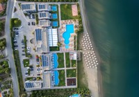 Birds Eye View Of Resort At Sea Coast Resort