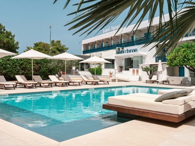 Pool Area At Danae Hotel